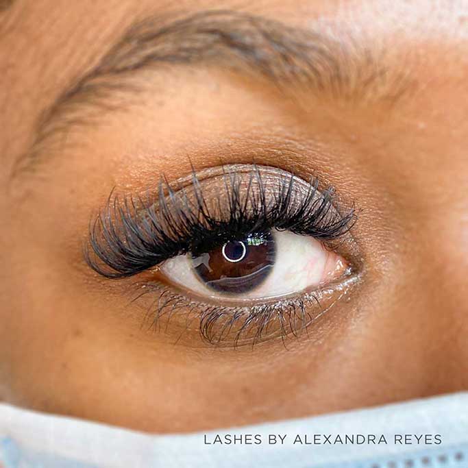 Eyelash Extensions in Greenville SC The Beautiful Co. Hair & Lashes