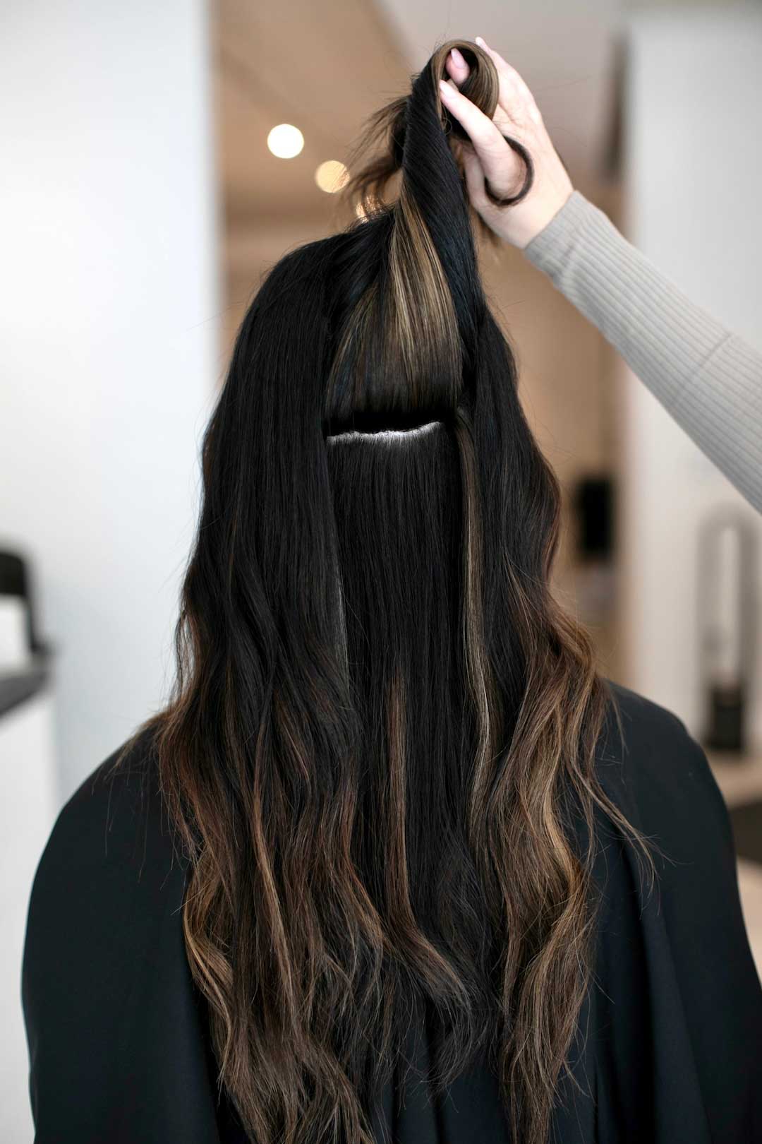 Hand Tied Hair Extensions by Jessica Heckman