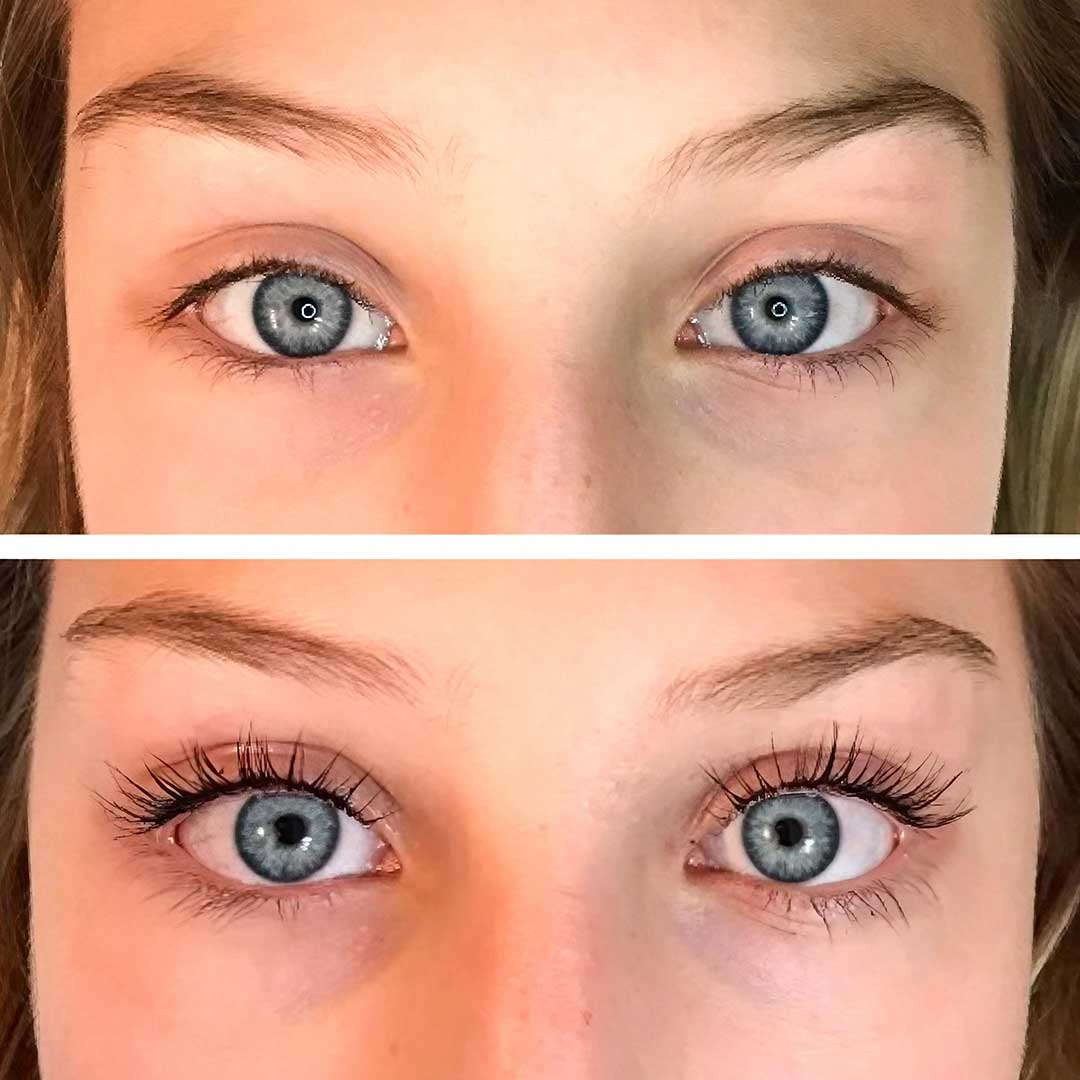 Lash Lift and Tint at The Beautiful Co. Hair & Lashes in Greenville SC